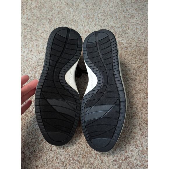 Lands\' End Mens Sport Oxford Shoes, size 11, NEW in box; Black faux leather main image 4
